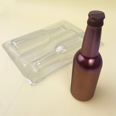 Forma de Chocolate Especial 3 Partes - Garrafa Long Média - BWB10261